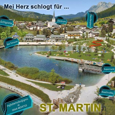 Appartements Haus Bergland Sankt Martin am Tennengebirge Bagian luar foto