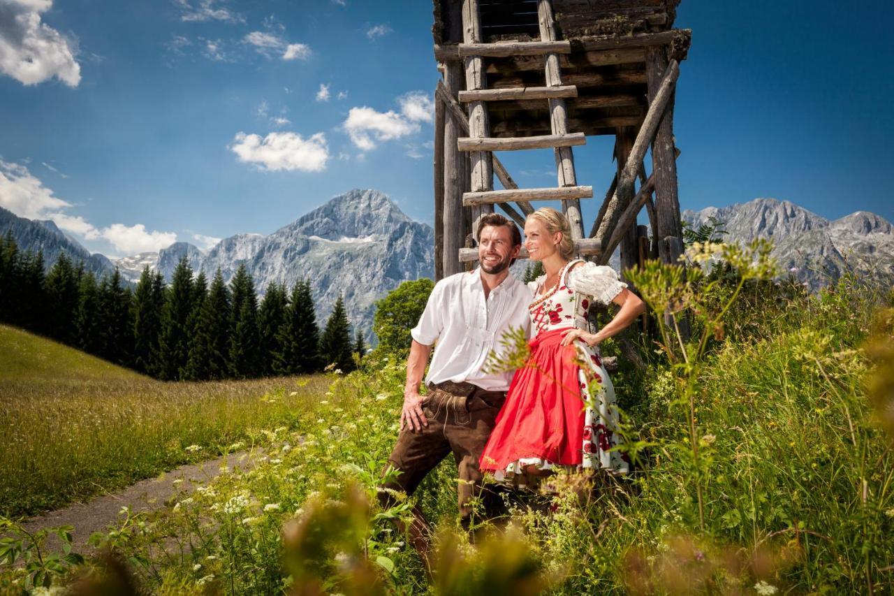 Appartements Haus Bergland Sankt Martin am Tennengebirge Bagian luar foto